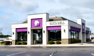 Exterior of Taco Bell location