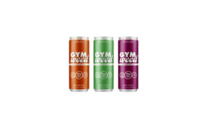 Cans of Gym Weed drink