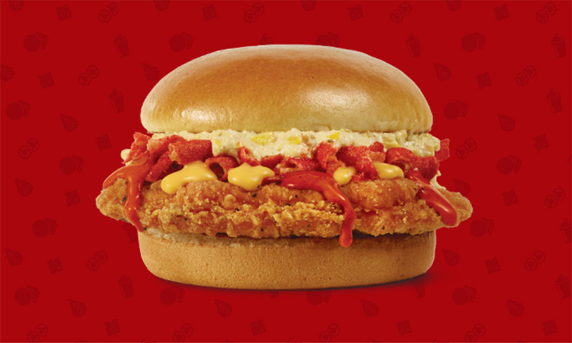 Takis Fuego Chicken Sandwich at Wendy's