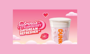 Strawberry Daydream drink at Dunkin'
