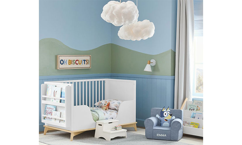 Image of a child's room with Bluey decor